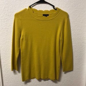 Halogen Scalloped Sweater